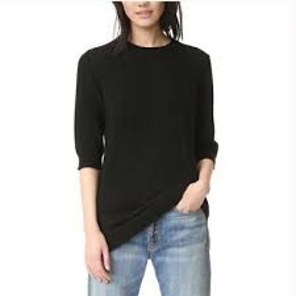 NWT Vince. Dress XS 100% Cashmere pullover sweater Black Quiet Luxury Capsule